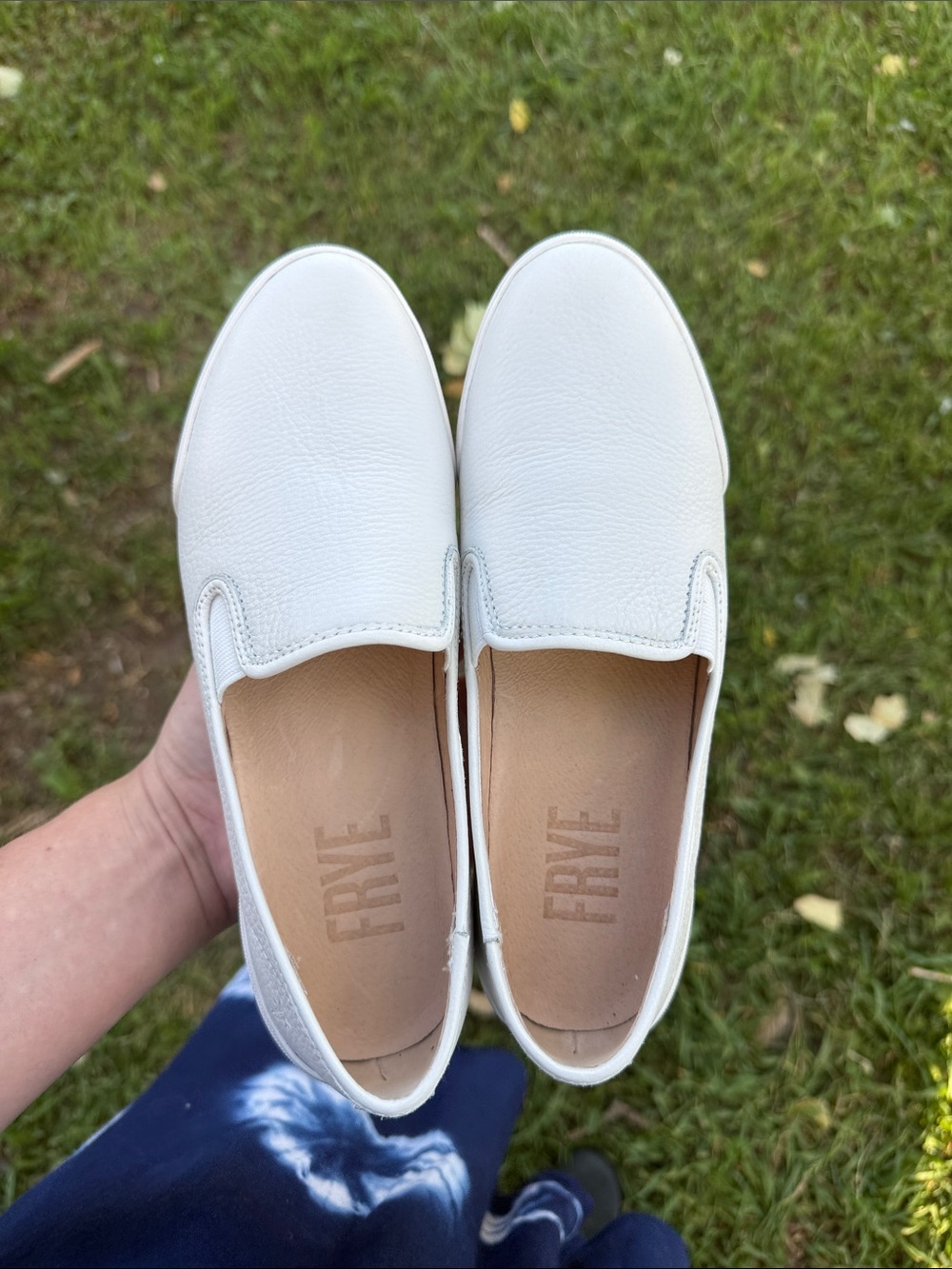 Frye leather flats